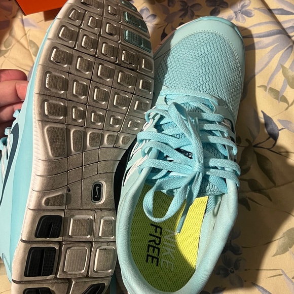 Women’s nike free 5.0+ athletic training shoes glacier ice sz 9 - Picture 3 of 4